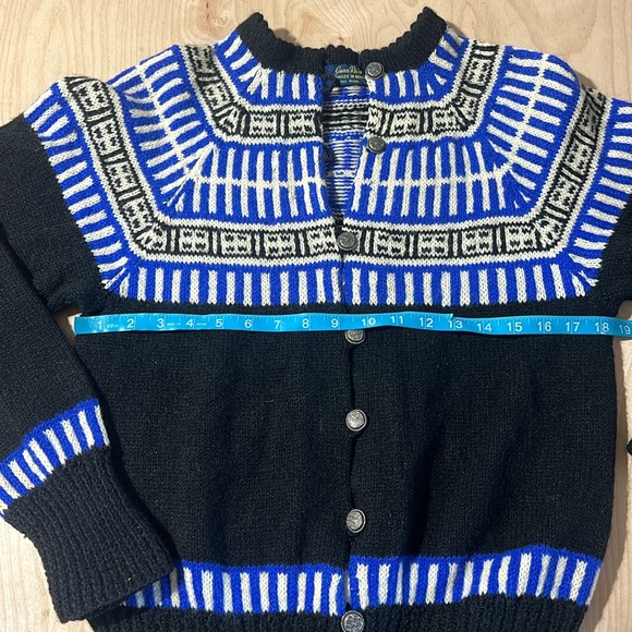 Vintage handmade Norwegian sweater all wool - Picture 5 of 5